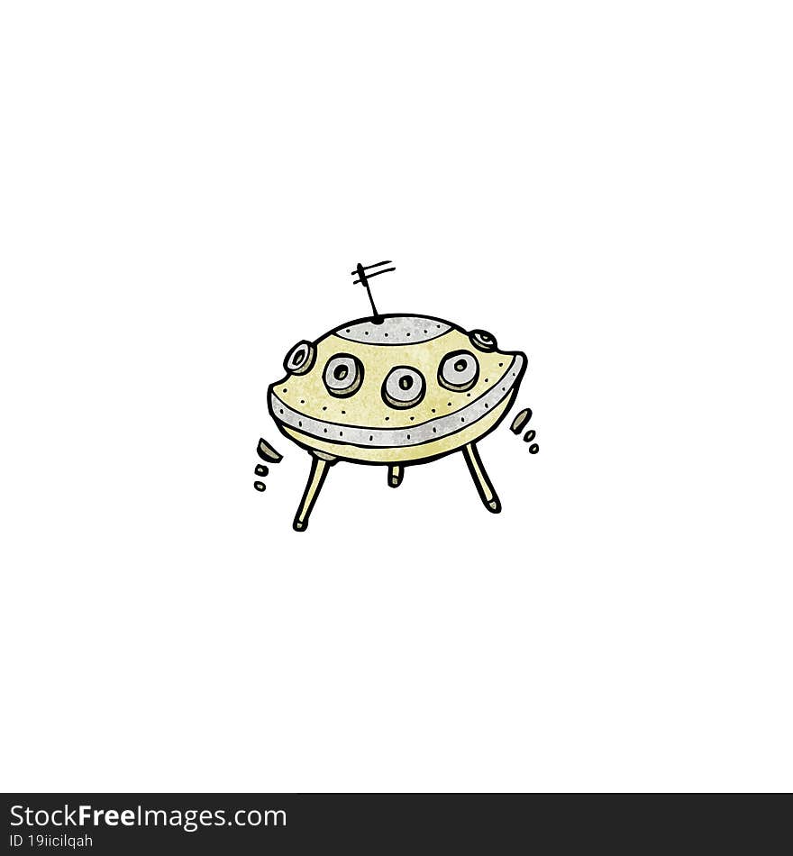 cartoon UFO