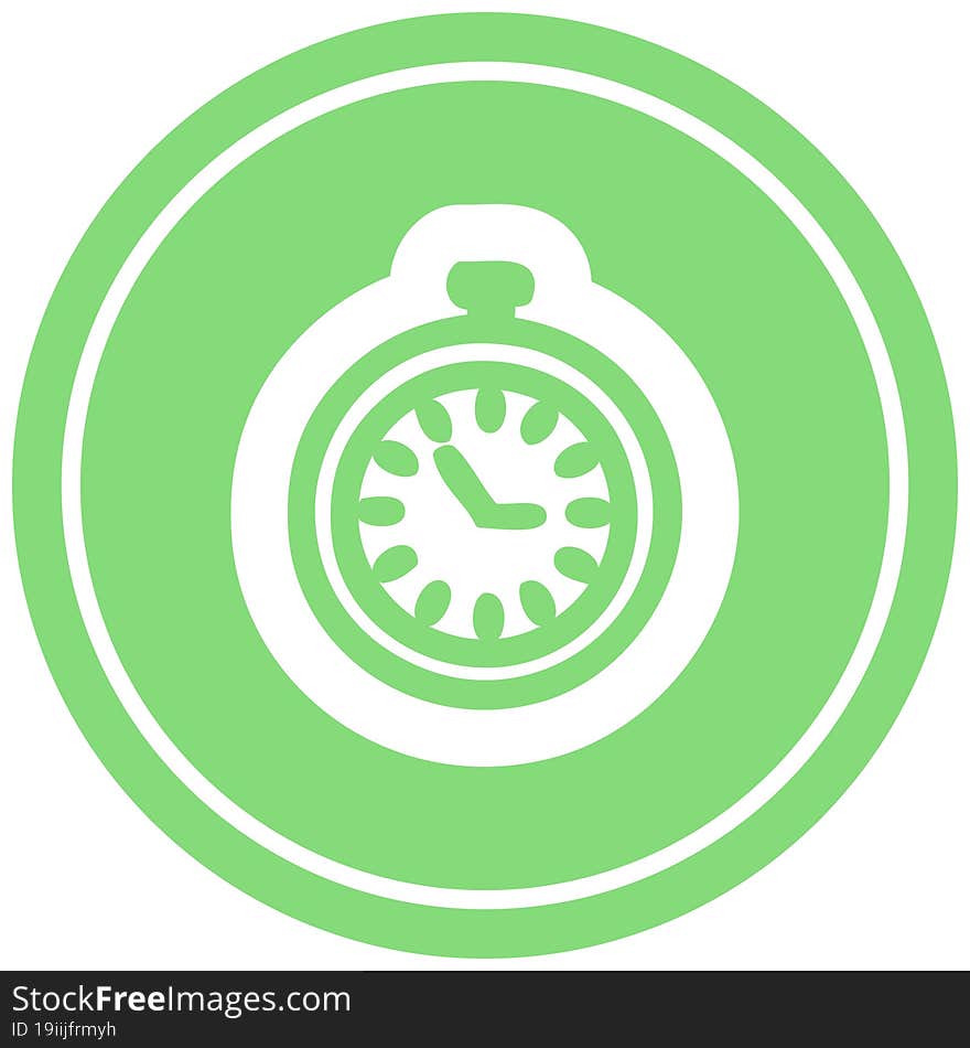 Stop Watch Circular Icon