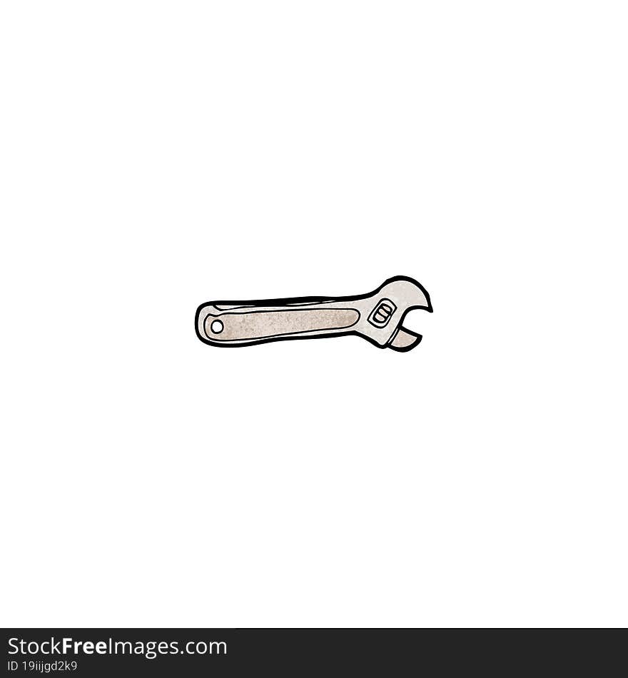 Cartoon Adjustable Spanner