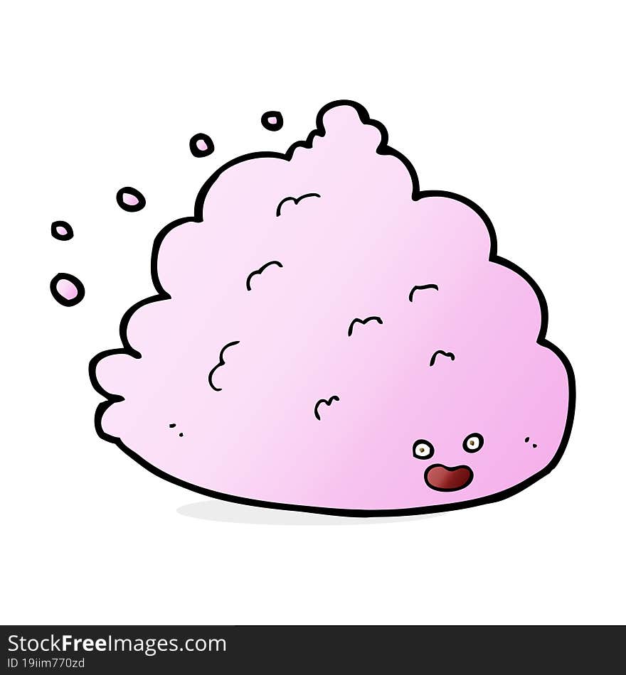 Cartoon Cloud Character