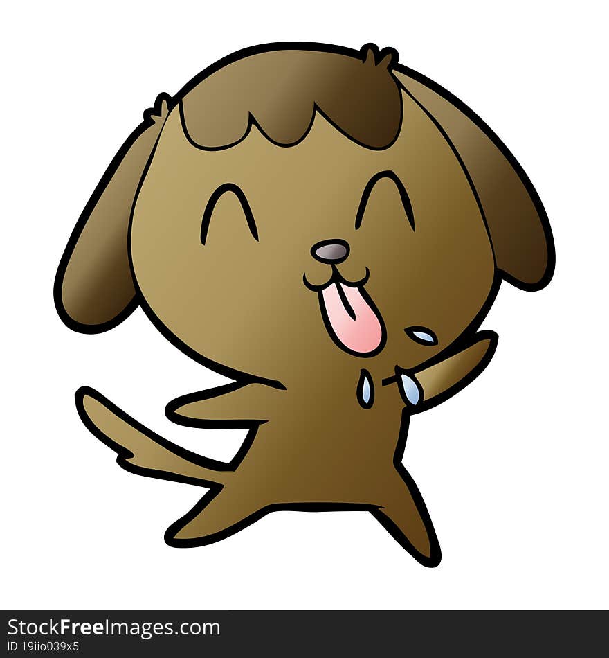 cute cartoon dog. cute cartoon dog