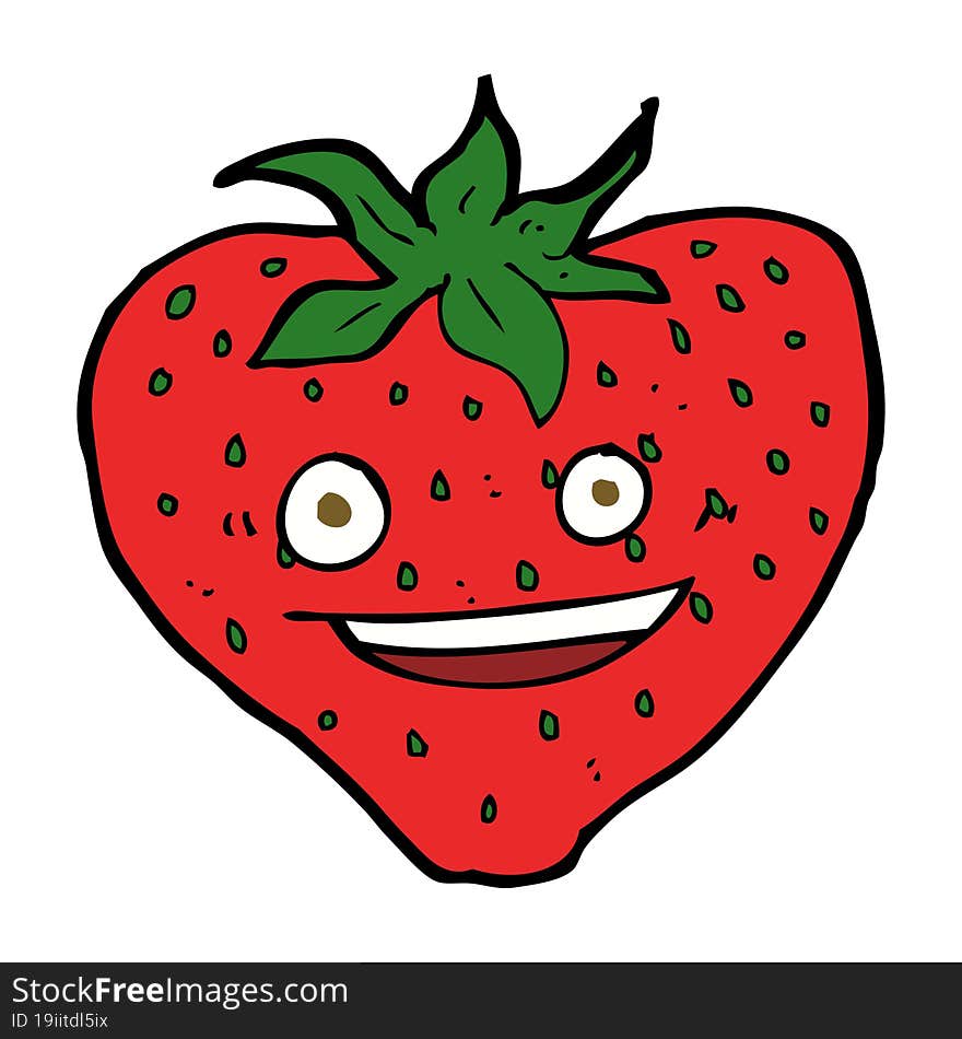 Cartoon Strawberry