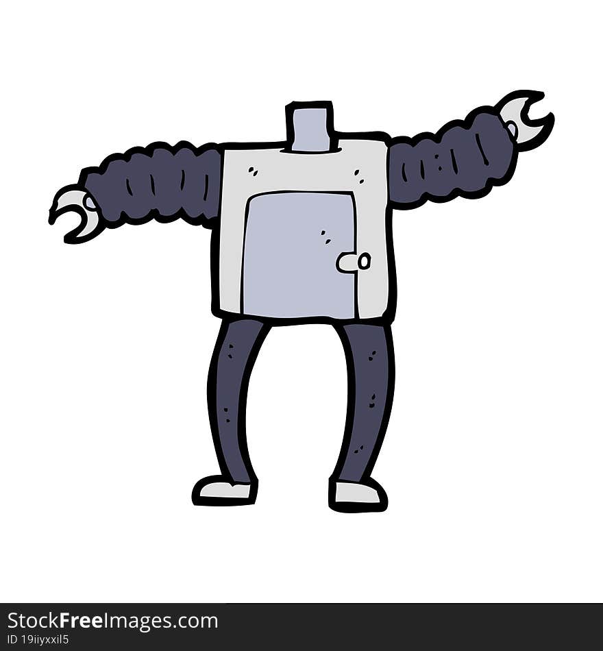 cartoon robot body (mix and match cartoons or add own photos