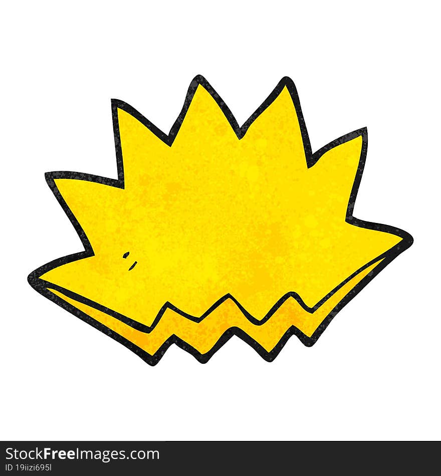 textured cartoon explosion decorative symbol