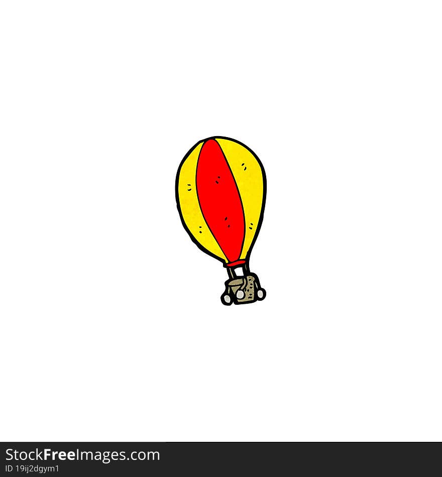 cartoon hot air balloon