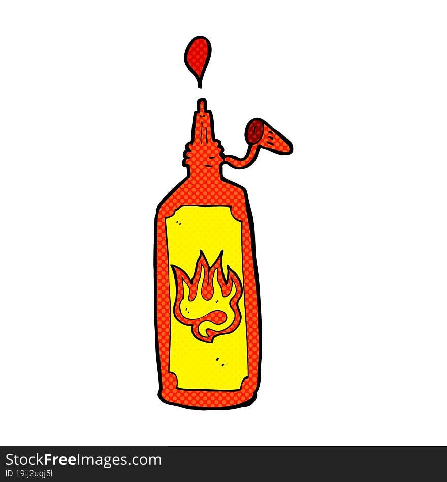 cartoon hot sauce