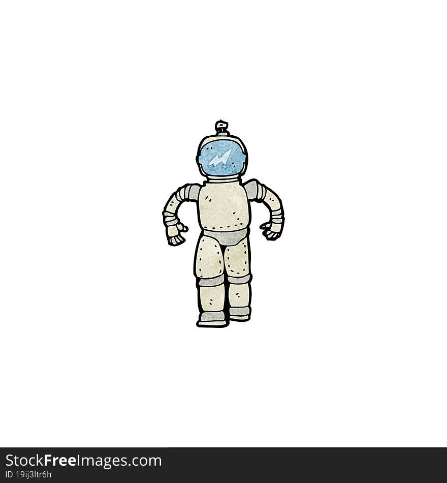 cartoon astronaut