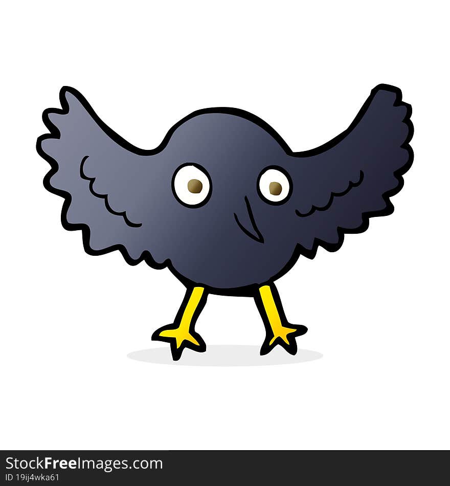 cartoon crow