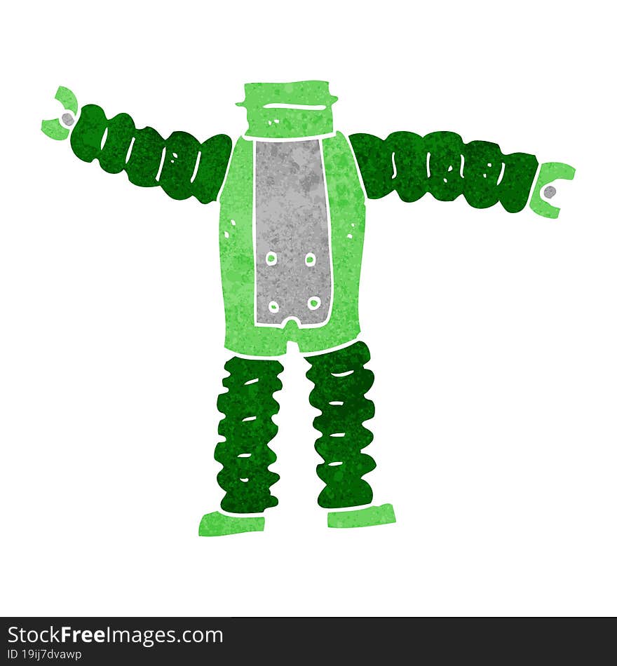 Cartoon Robot Body (mix And Match Cartoons Or Add Own Photos