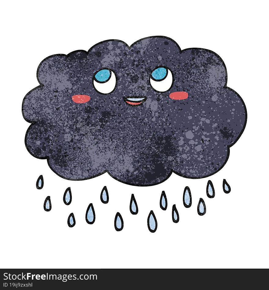 texture cartoon raincloud