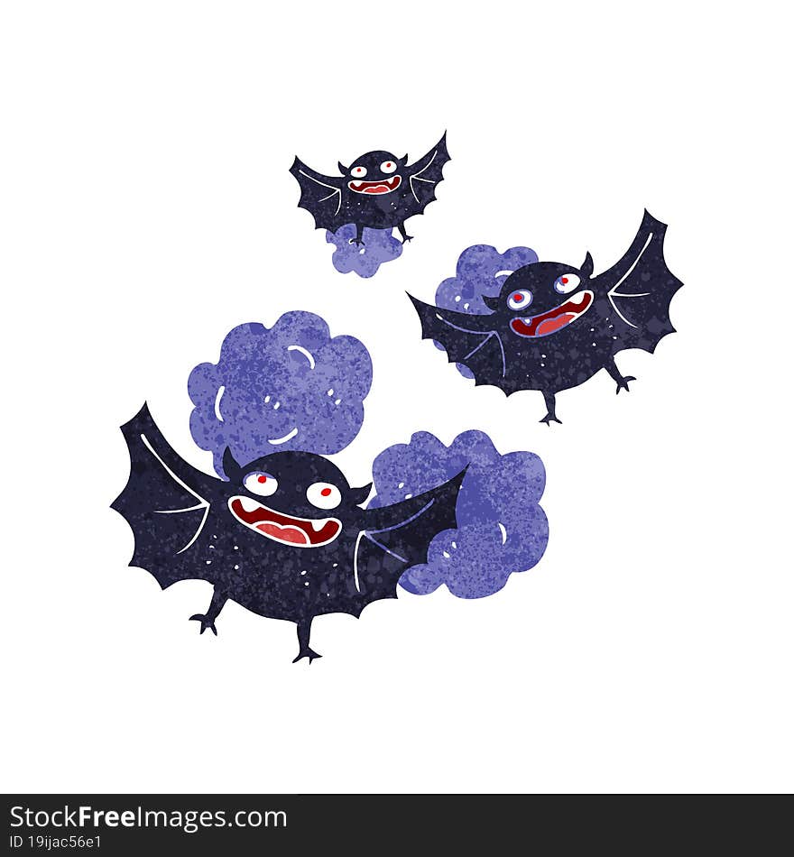 cartoon vampire bats