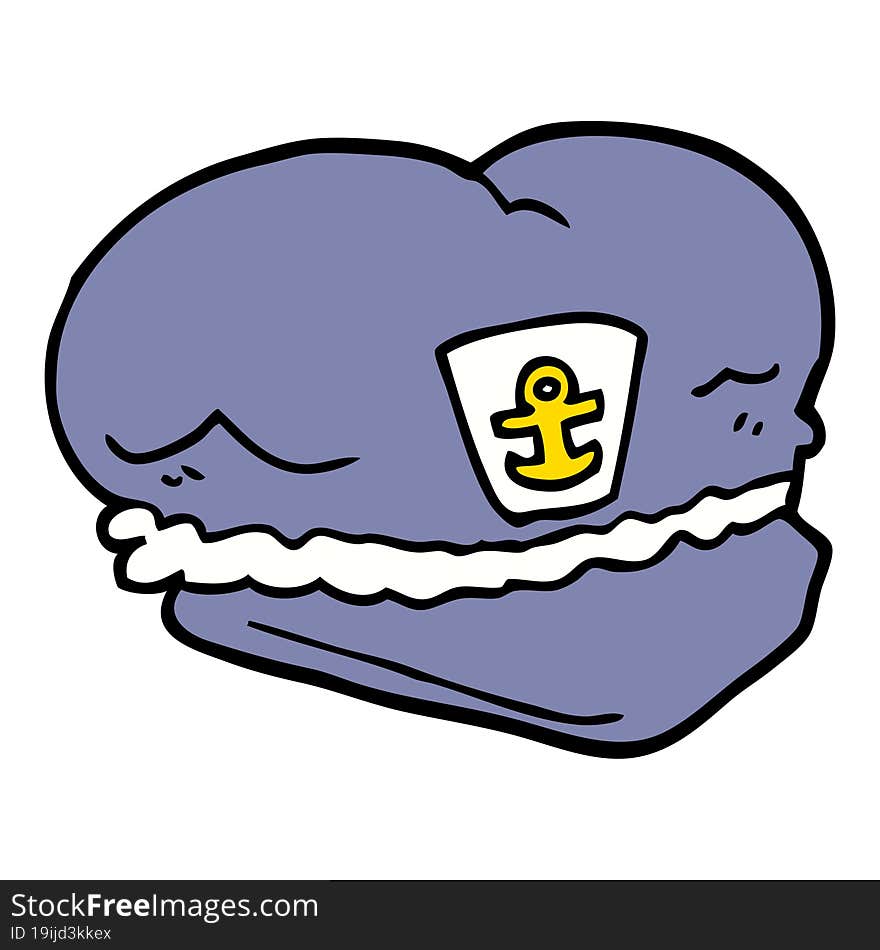 cartoon sailor hat