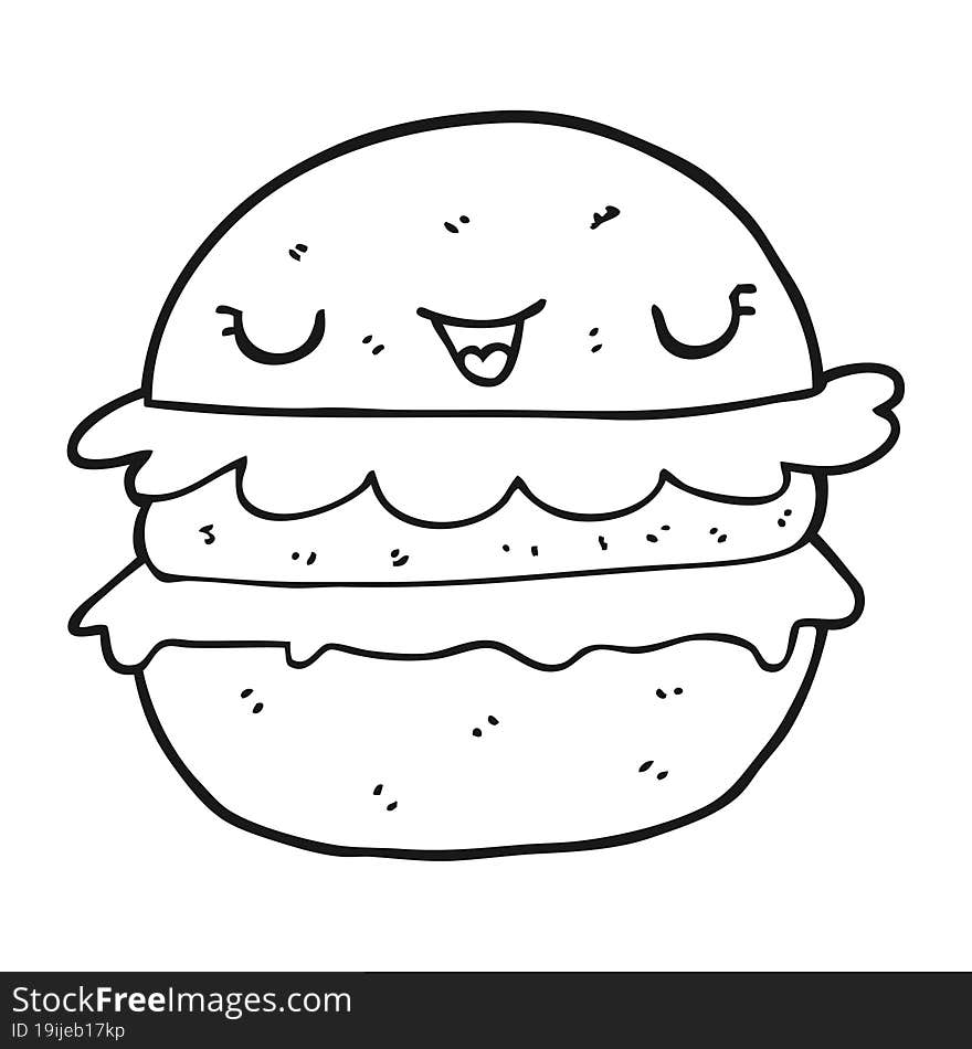 Cartoon Burger