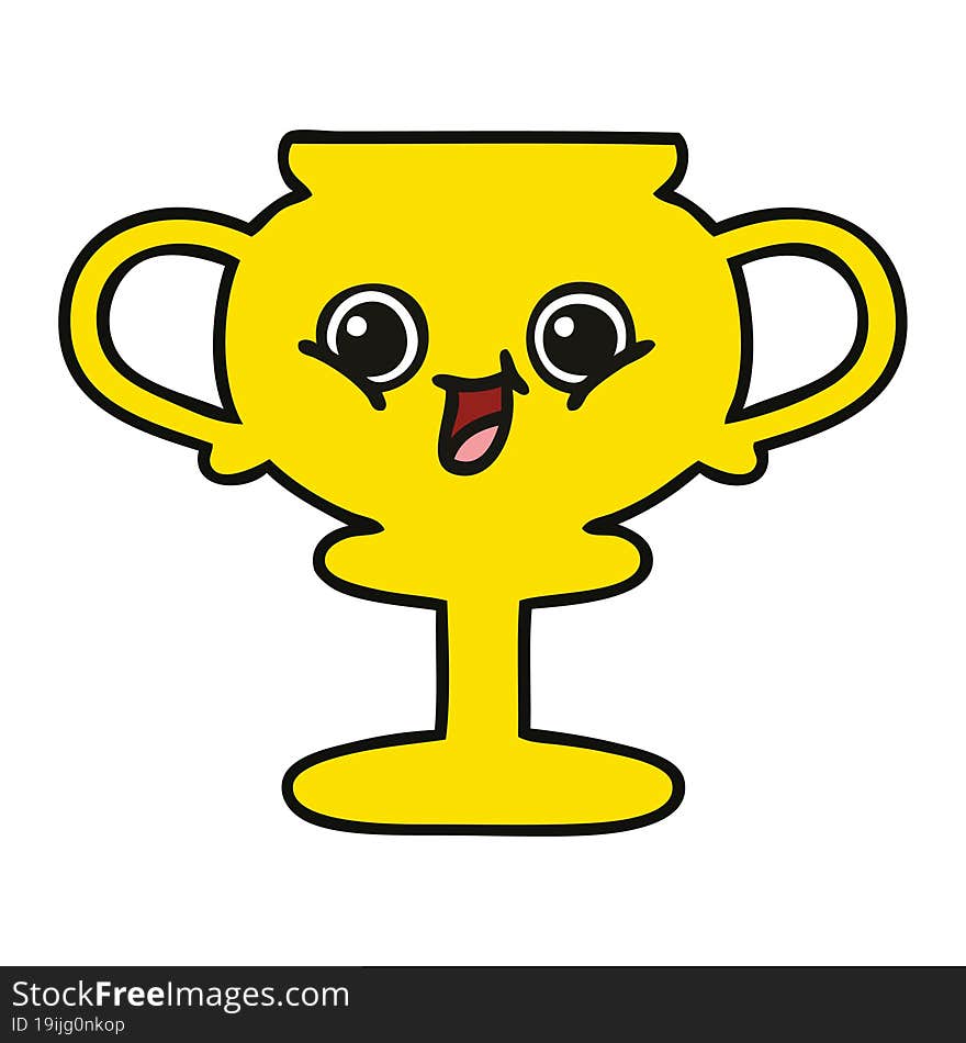 cute cartoon trophy