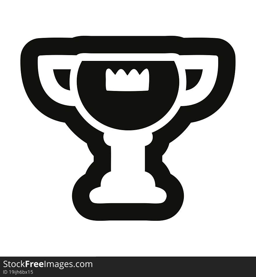 trophy award icon symbol