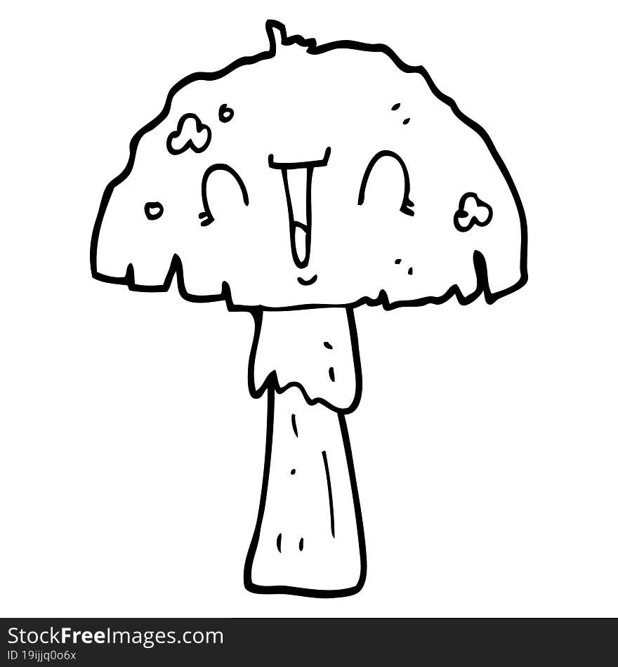 cartoon mushroom