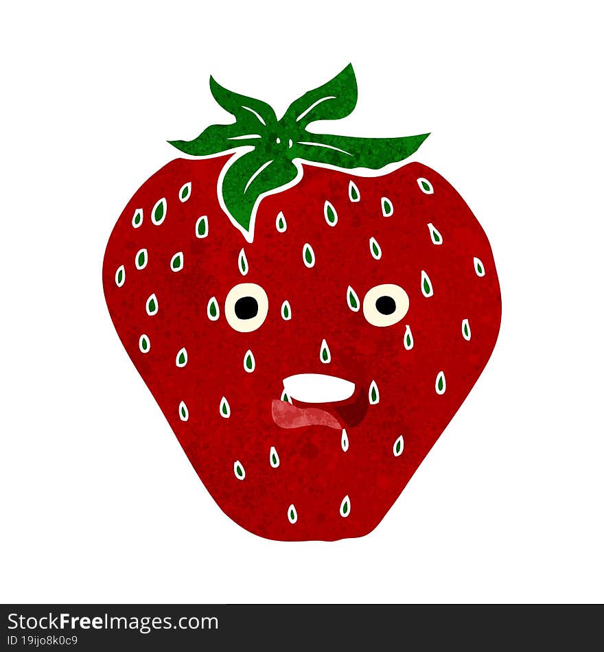 cartoon strawberry