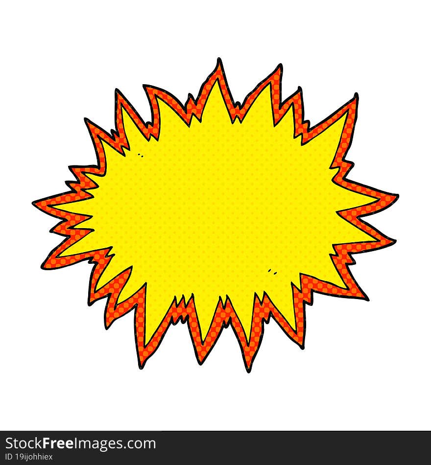 cartoon explosion sign