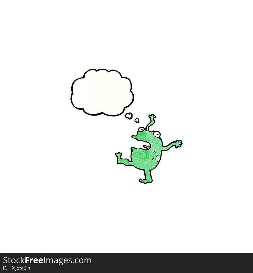 funny cartoon frog