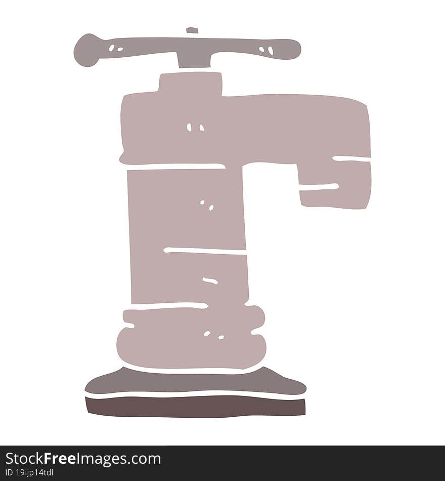 cartoon doodle faucet