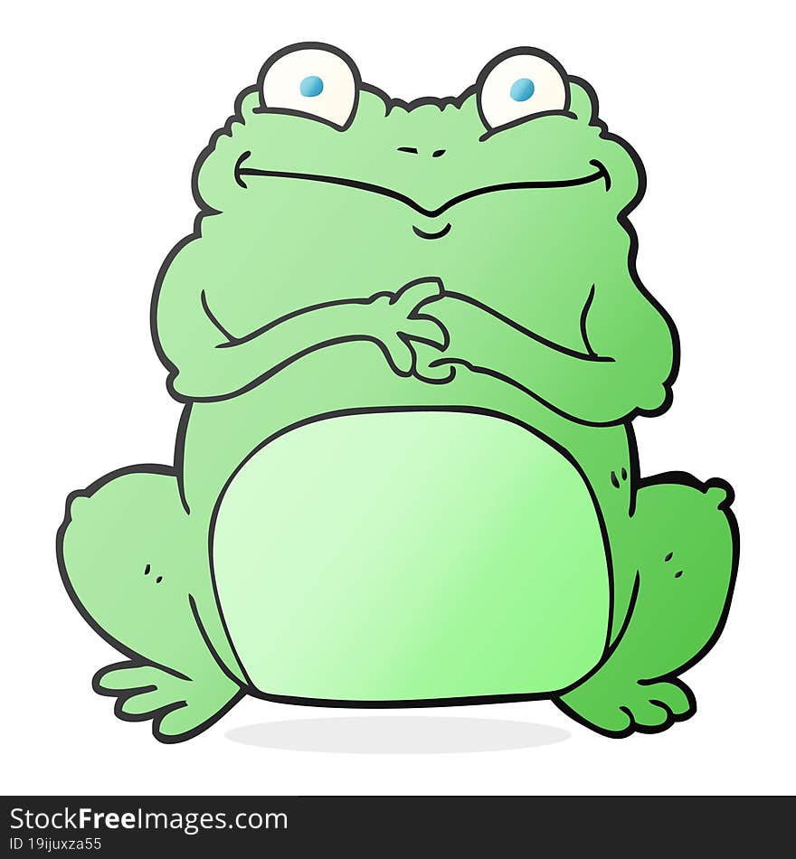 Cartoon Funny Frog