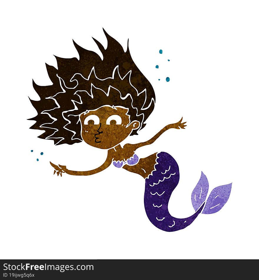 cartoon mermaid