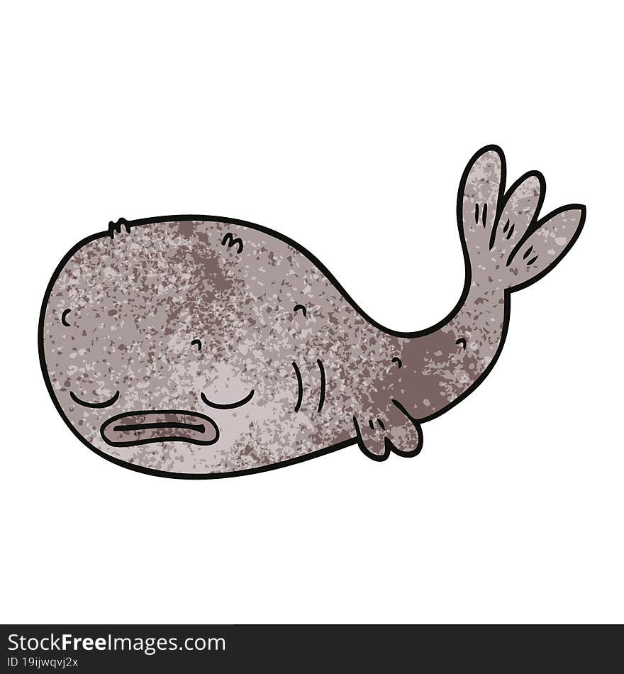 cartoon doodle of a fish