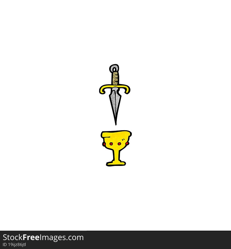 cup and dagger symbol