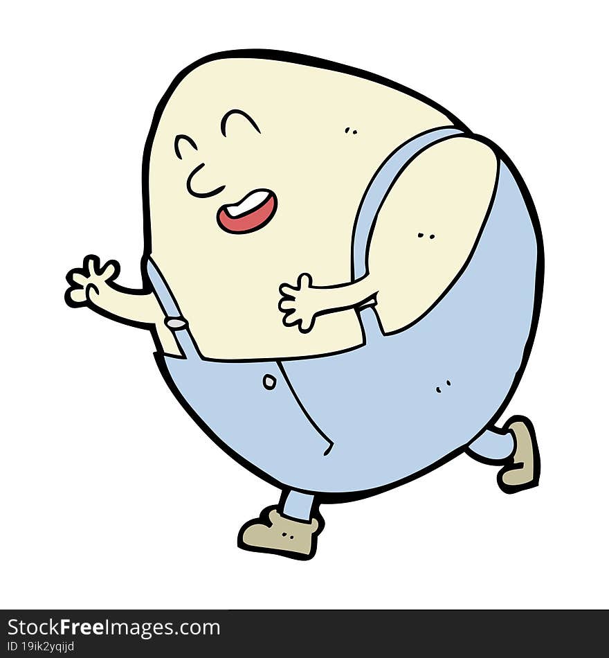 cartoon humpty dumpty egg character