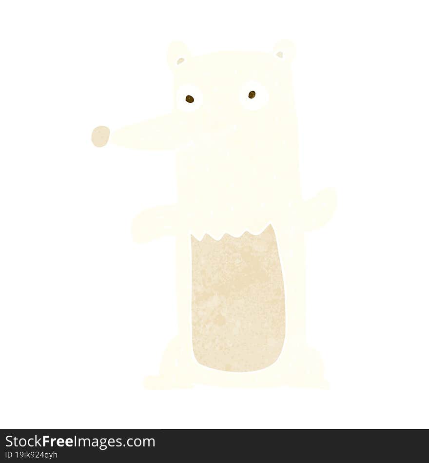 cartoon polar bear