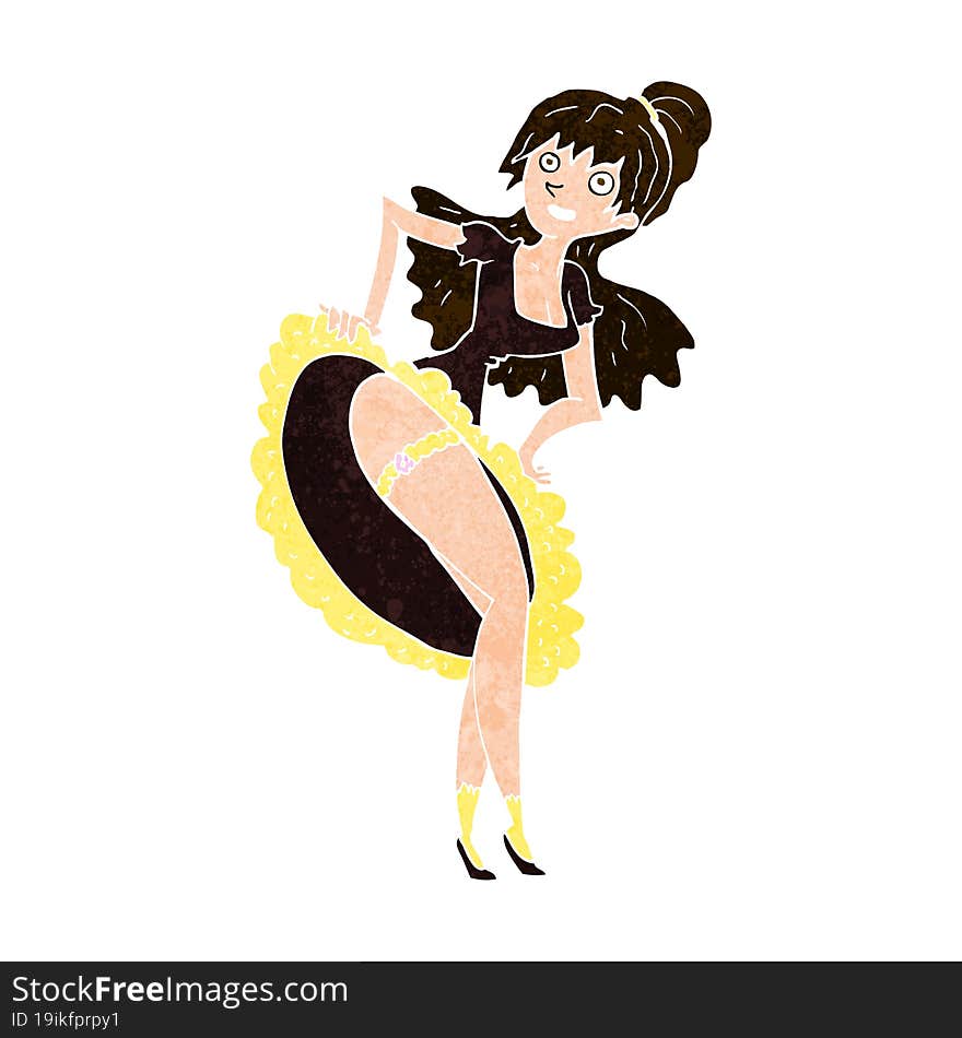 cartoon flamenco dancer