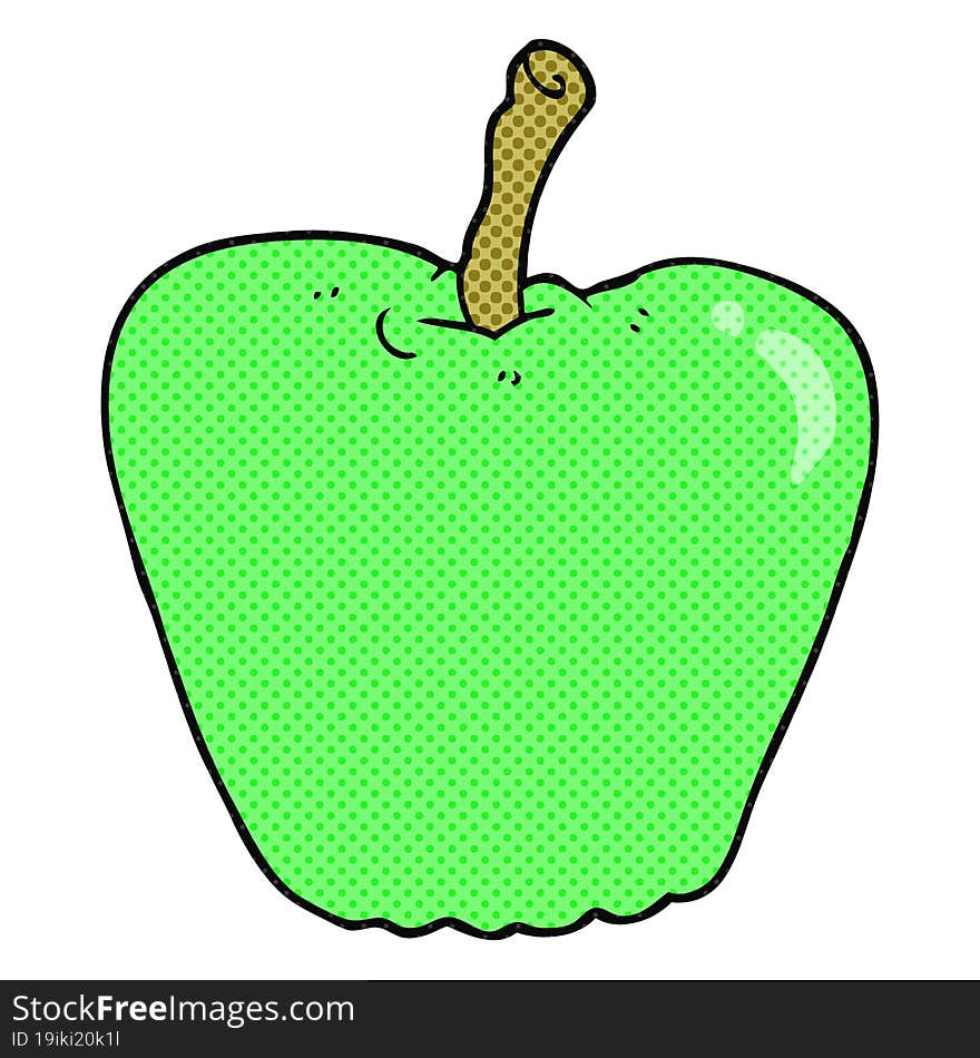 freehand drawn cartoon grinning apple. freehand drawn cartoon grinning apple