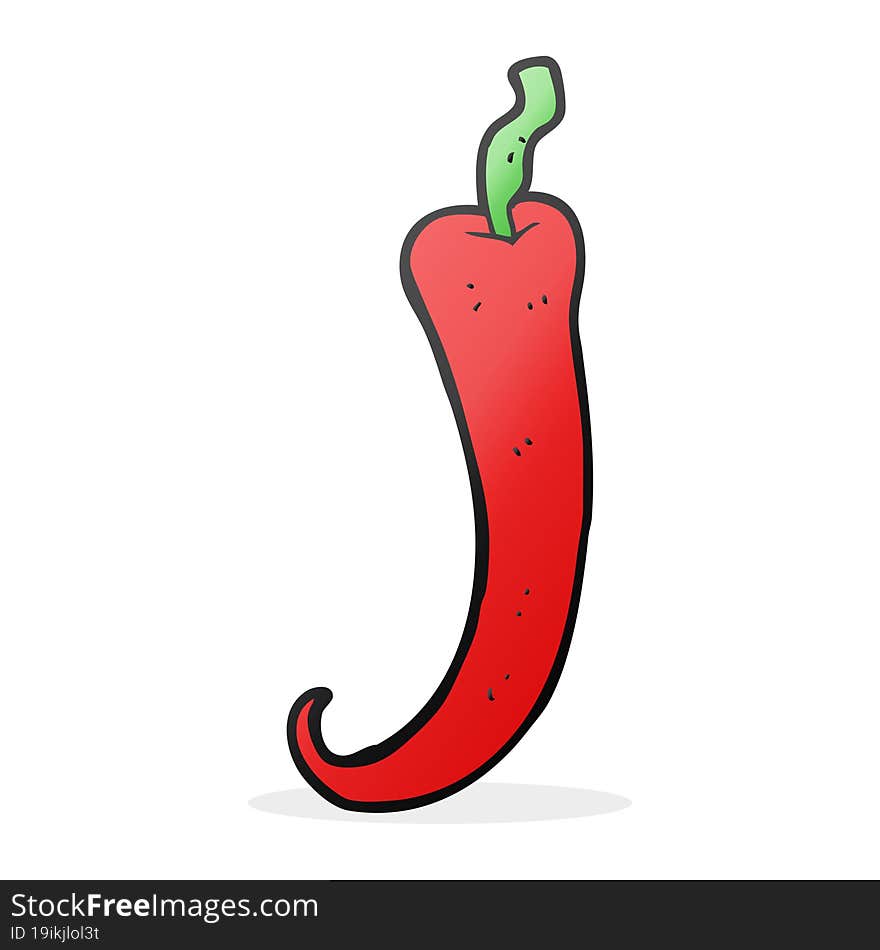 cartoon chilli pepper