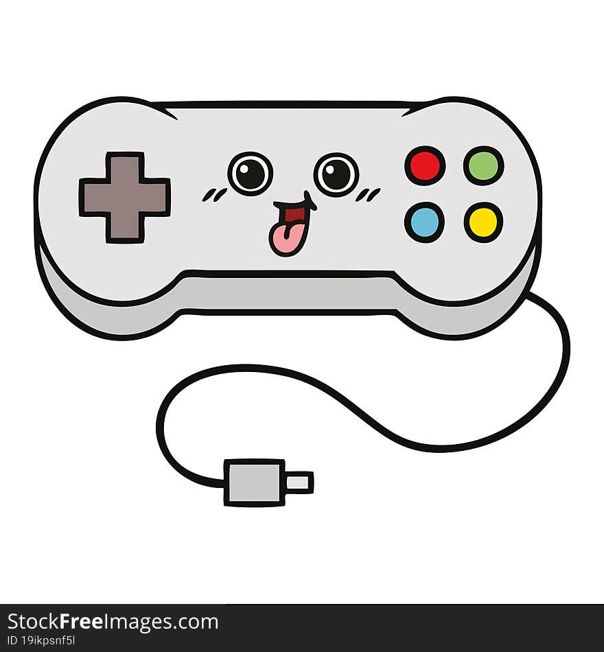 cute cartoon game controller