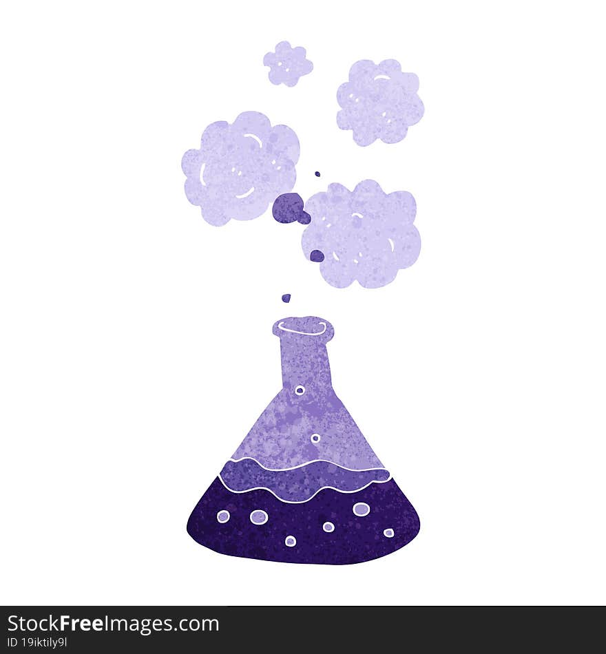 cartoon science chemicals