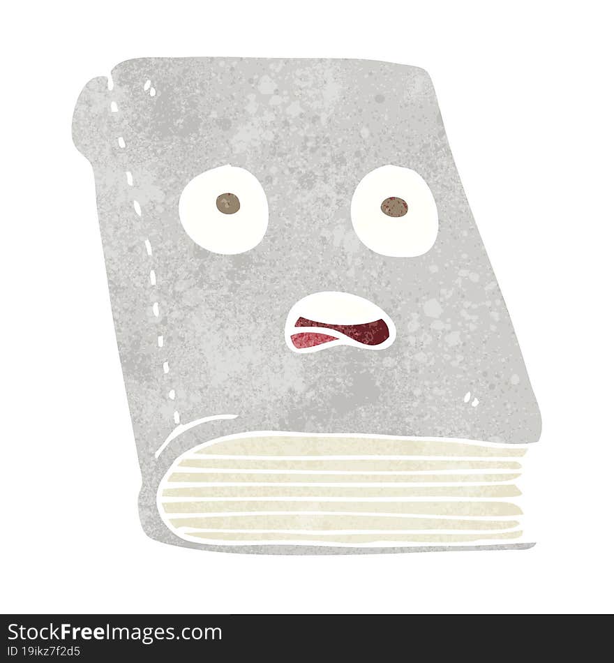 cartoon unhappy book