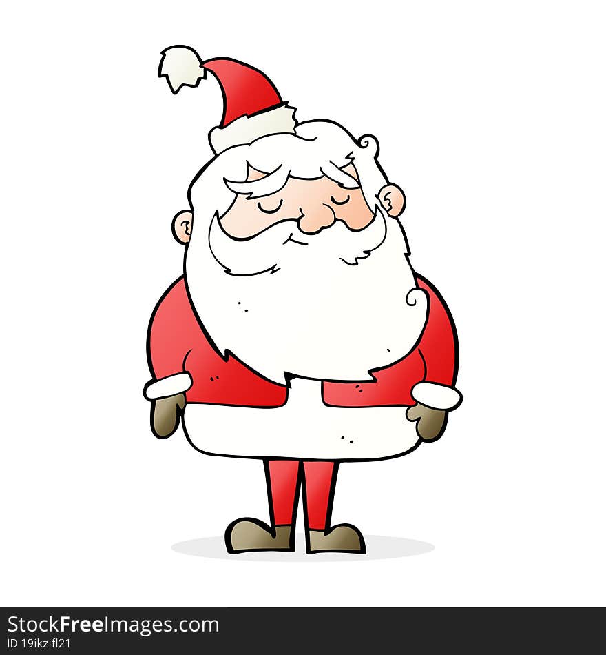 cartoon santa claus