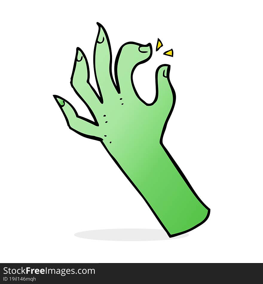 Cartoon Hand Symbol