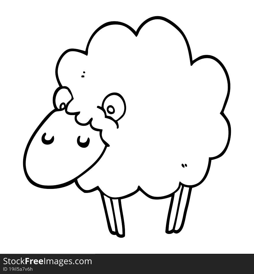 Cartoon Sheep