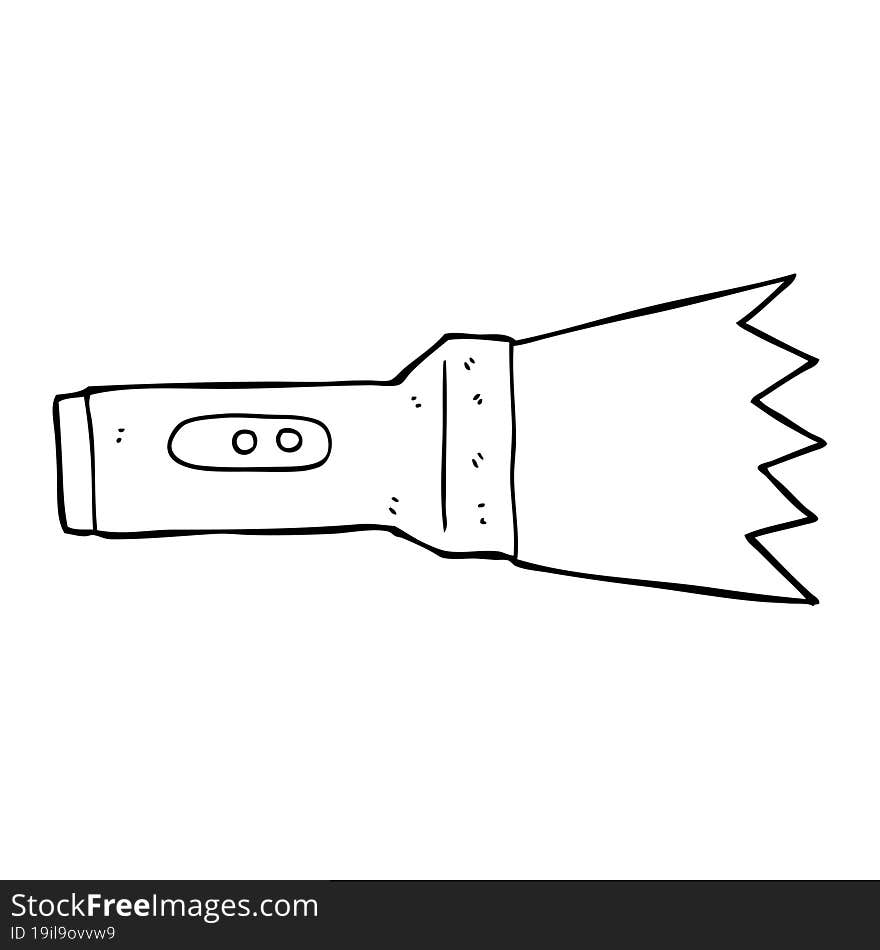 cartoon torch