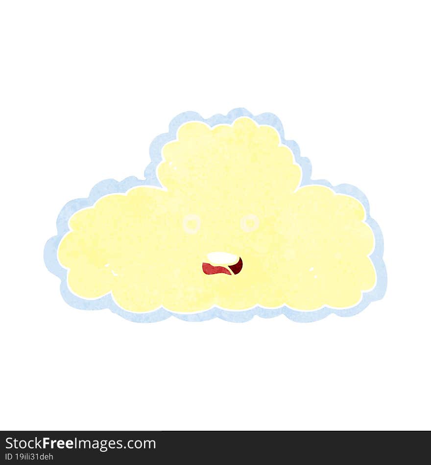 Cartoon Cloud Symbol