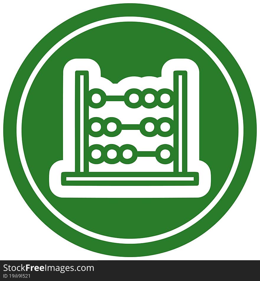 traditional abacus icon