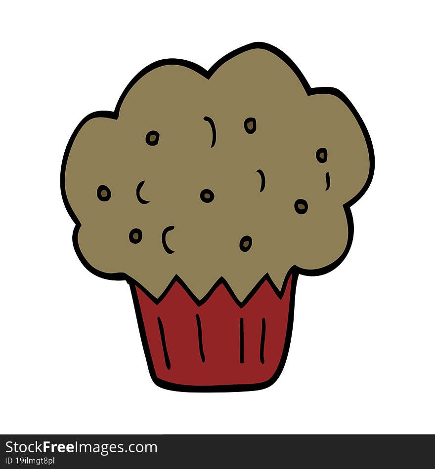 cartoon muffin