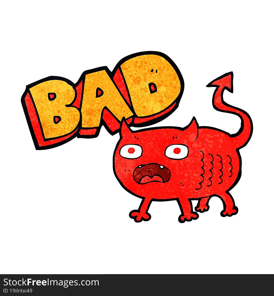 Cartoon Bad Imp