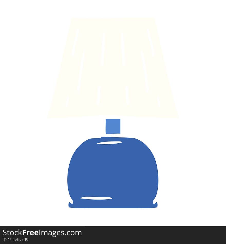 cartoon doodle of a bed side lamp