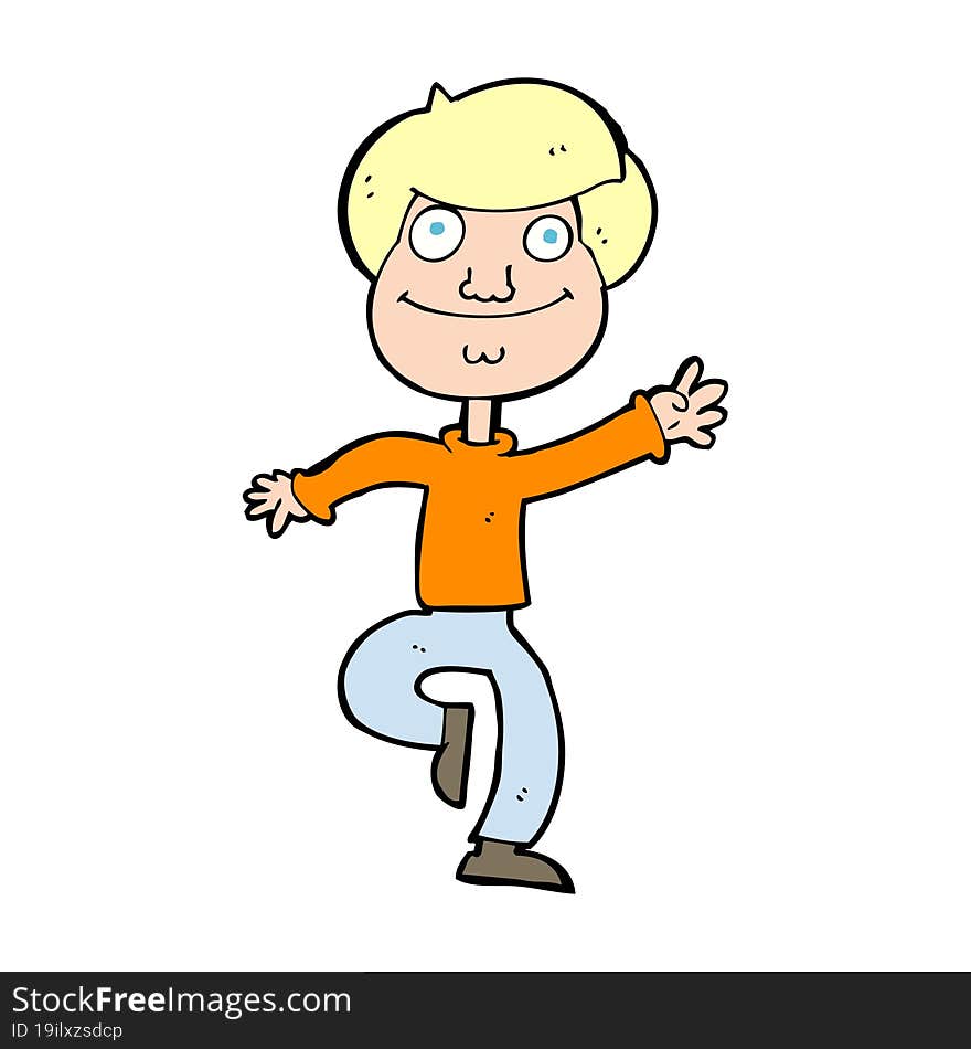 Cartoon Dancing Man