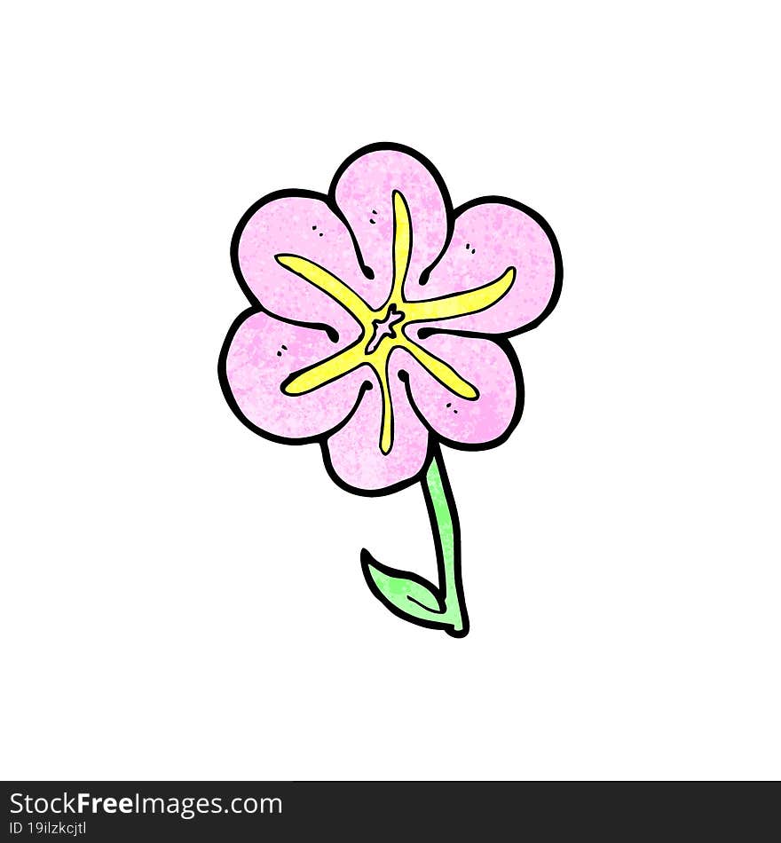 cartoon flower