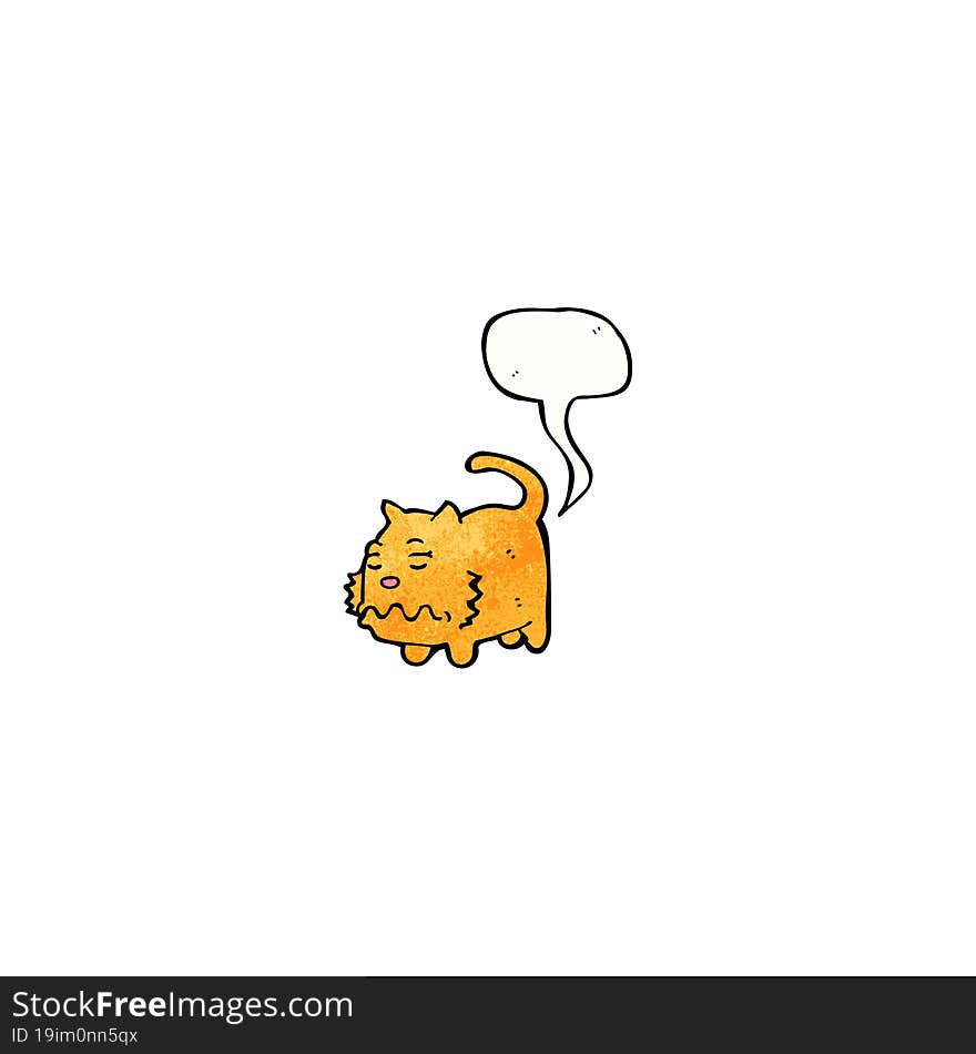 cartoon farting cat