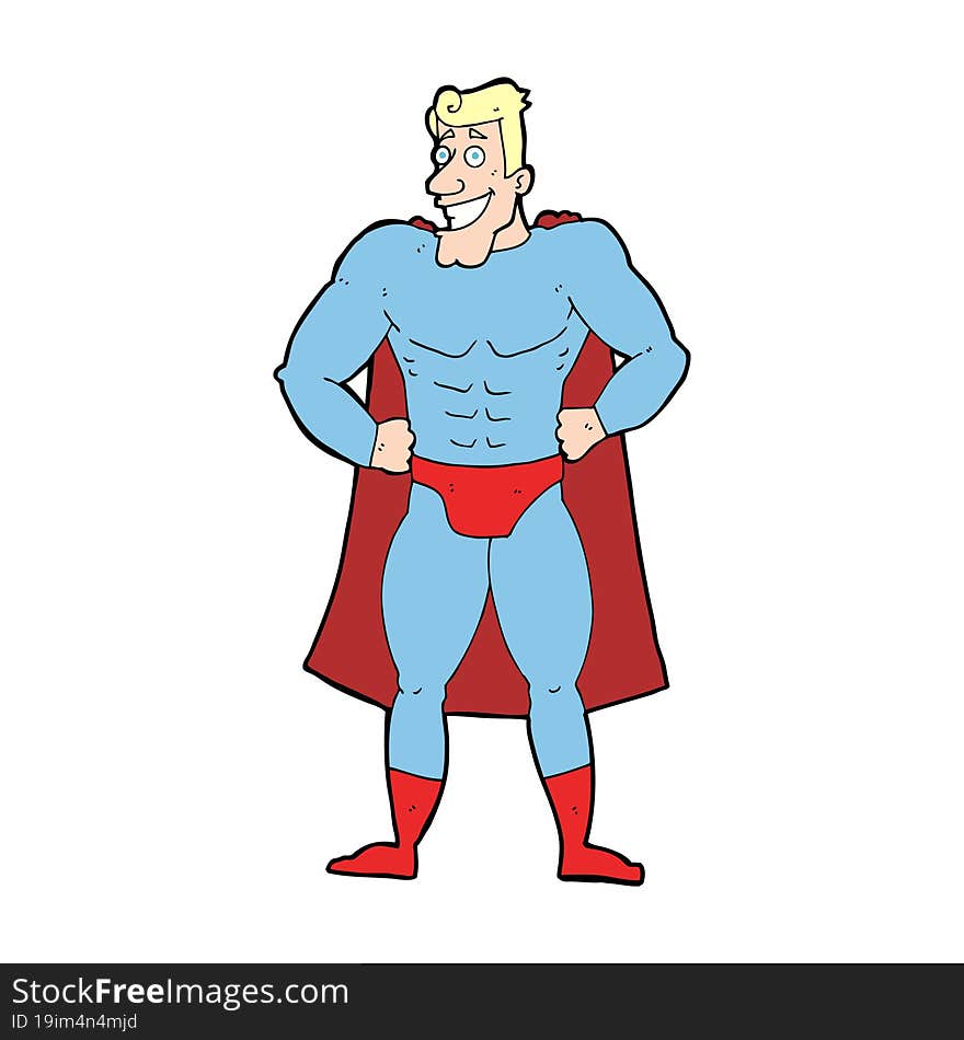 Cartoon Superhero