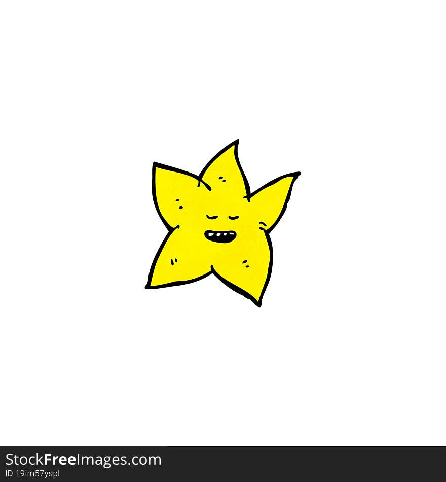 cartoon star